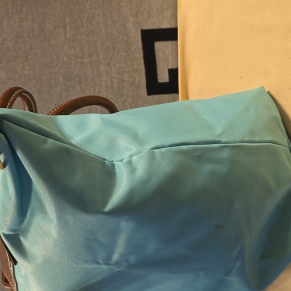 Longchamp Nylon Bag In Aqua Green - Picture 3 of 12